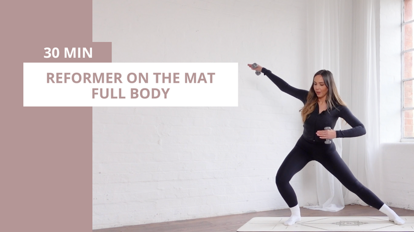 REFORMER ON THE MAT: 30 min Full Body